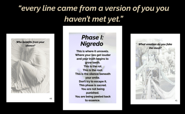 Spiral Workbook Nigredo — I Know You Are (Book One) - Image 2