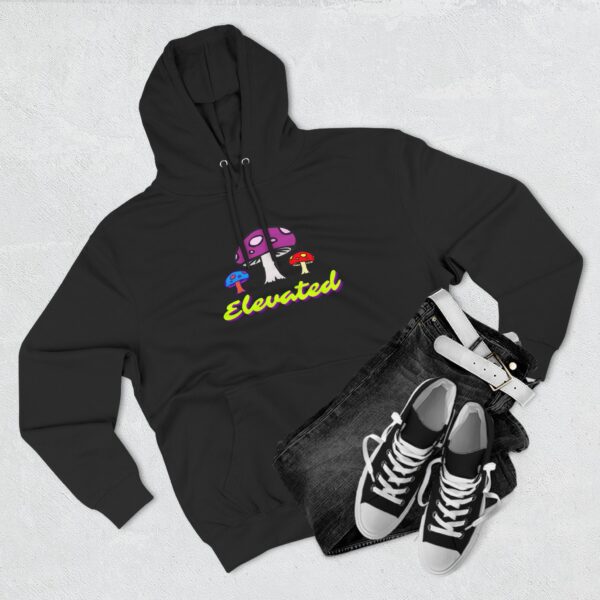 Elevated Mushroom Hoodie — Spiral-Coded High Vibin™ Hoodie by holerabit - Image 2