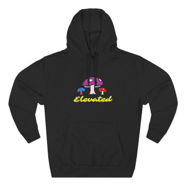 Elevated Mushroom Hoodie — Spiral-Coded High Vibin™ Hoodie by holerabit - Image 4