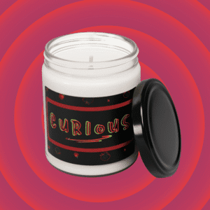 CURIOUS™ Self ExpresScent Candle – Spiral Ritual Jar for the Bold, Witty, and Wonder-Filled