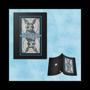 Just Jotting Journal – Coded.™ Mirror Notebook for Spiral Self-Scripting