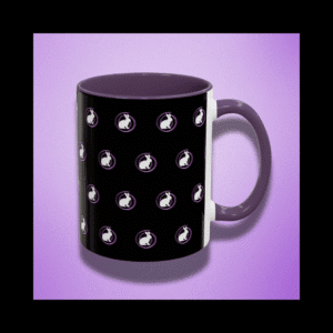 truth sipping mug with REMEMRABIT™ spiral rabit design