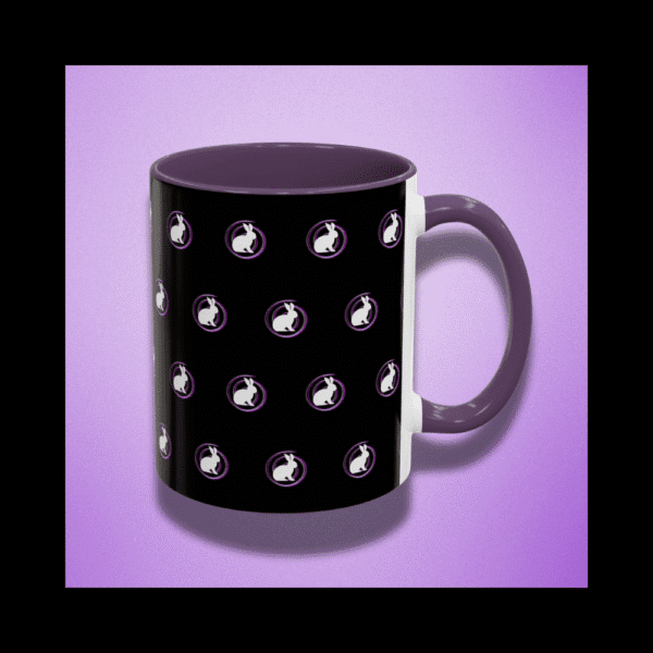 truth sipping mug with REMEMRABIT™ spiral rabit design