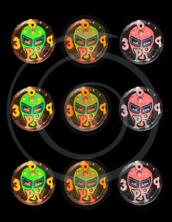alien pi sticker sheet