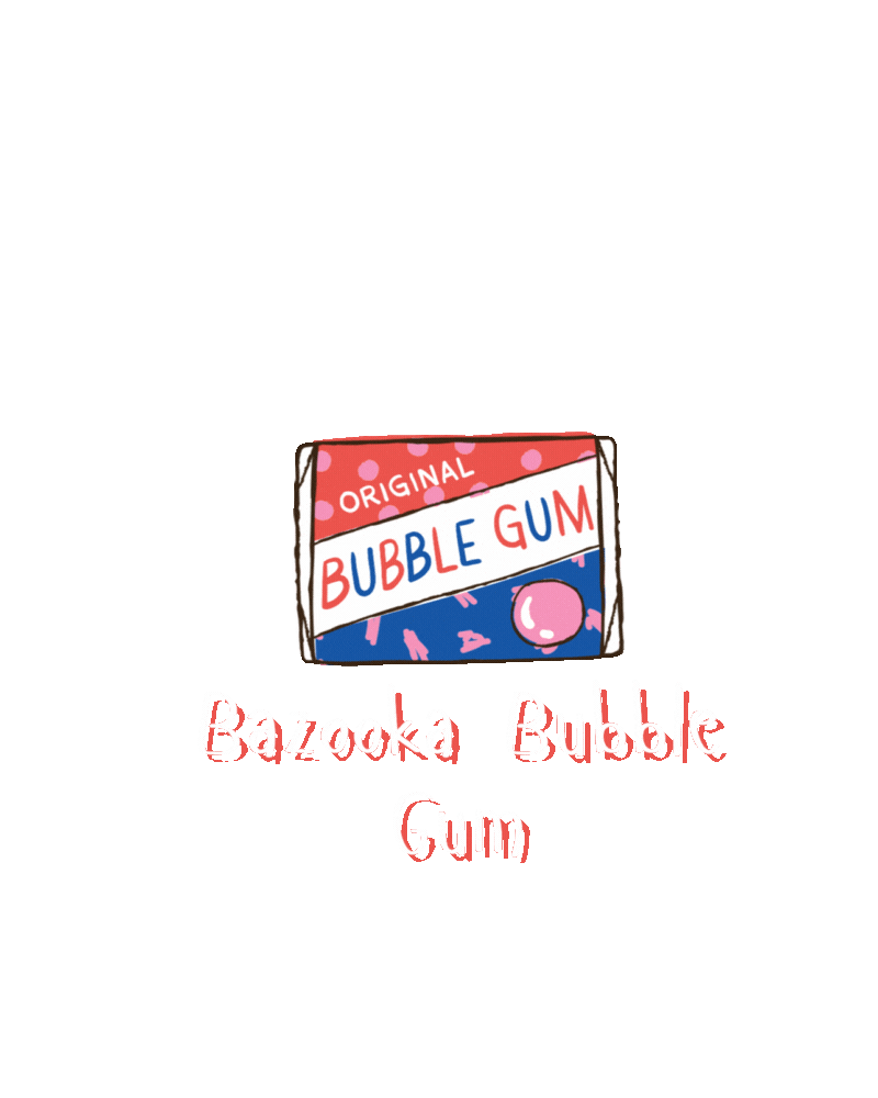 Bazooka Bubble Gum — Spiral Snapback Classic
