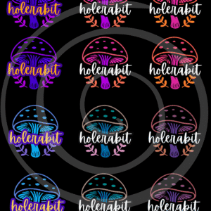 FunGuys™ – surreal symbolic mushroom sticker glyphs