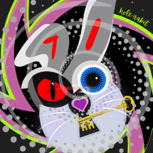 glyphs art print spiral-coded rabbit download