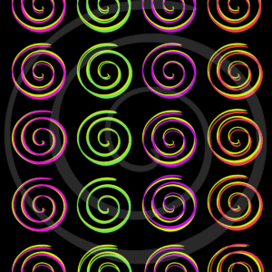 spiral sticker sheet sacred vortex glyphs