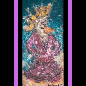 the royal hiss art print watermark overlay