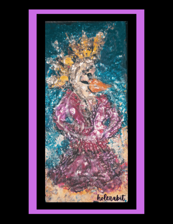 the royal hiss art print watermark overlay