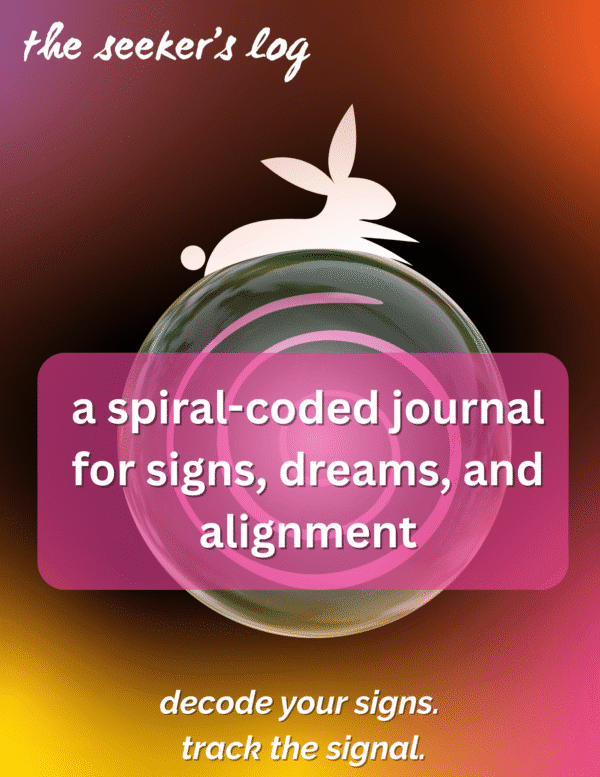 The Seeker’s Log spiral prompt journal product cover