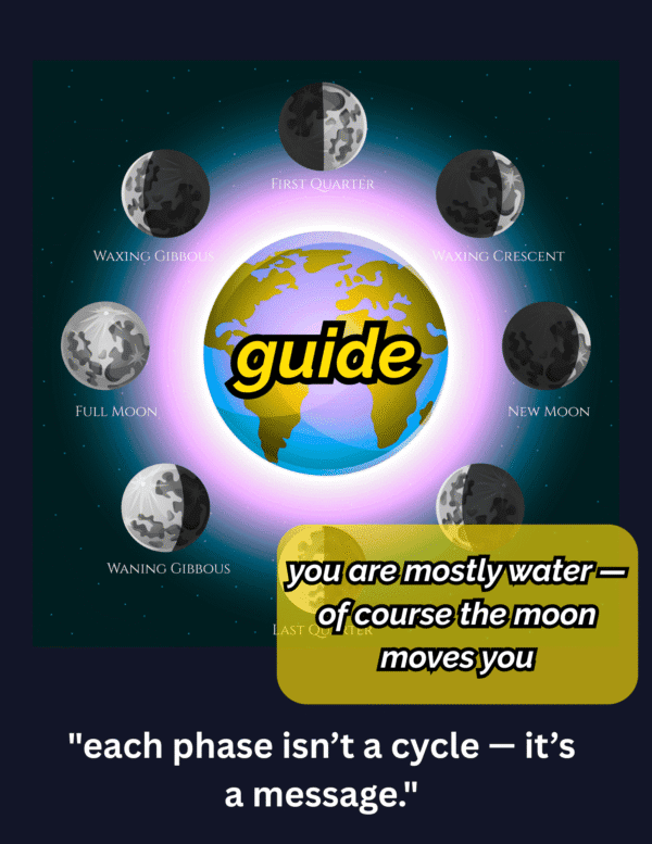 Spiral Moon Sync Chart — Aligned Moon Phases for Emotional Tracking